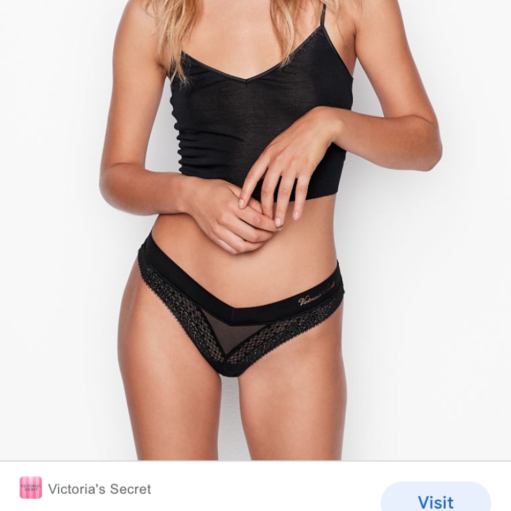 Victoria’s Secret Incredibke by Victoria all over lace thong. Sz.Med. BRAND NEW!